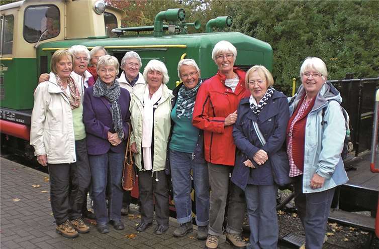 Die zehn Damen der Mittwochsriege waren unterwegs im Brohltal.privat