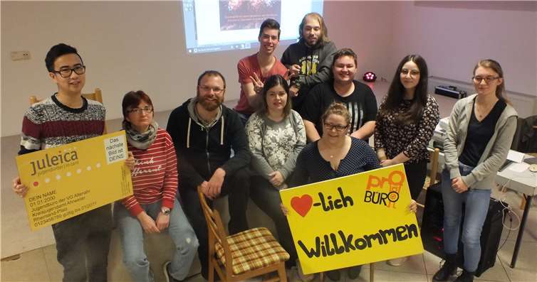 Die zehn Teilnehmer lernten die Grundlagen des Gestaltungsprogramm „In Design“ und ihre Anwendung. Foto: privat