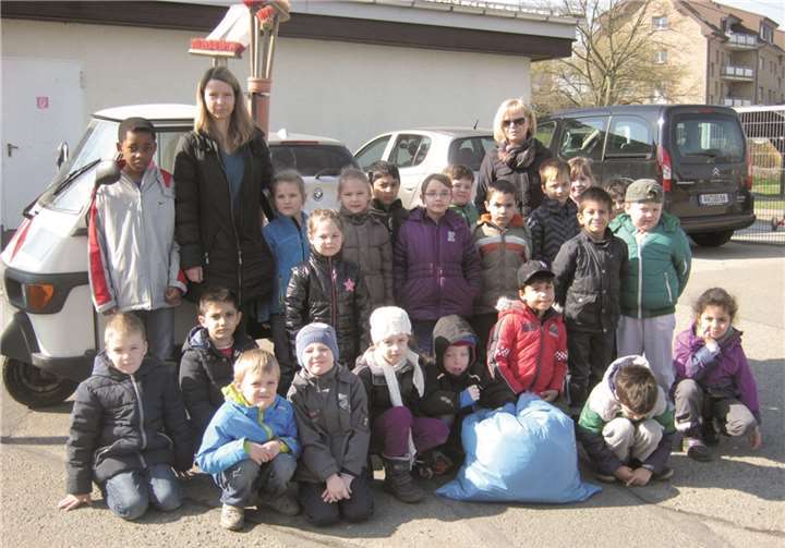 Die zukünftigen Schulkinder der Kita St. Raphael zeigten sich beim Proppertag sehr motiviert.privat