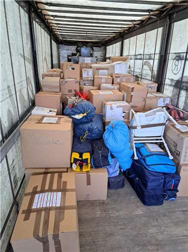 Die zusammengetragenen Spenden.