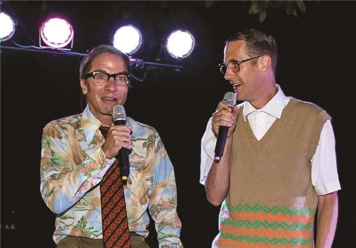 Die zwei Rentner aus Koblenz – Willi und Ernst – forderten mit ihren Lebensgeschichten die Lachmuskeln heraus.