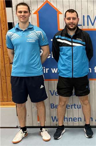 Die zwei besten Spieler der Kreisliga: v.l. Daniel Jacquemien und Kevin Müller. Fotos: privat