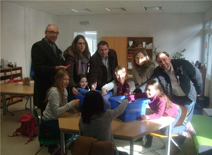 Die zwei neuen Klassenräume wurden jetzt offiziell eröffnet.privat