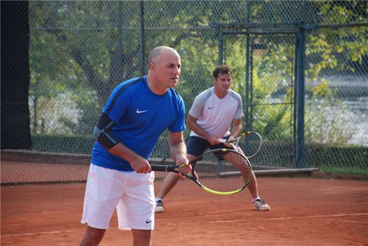 Die zweite Herren 40 Mannschaft.