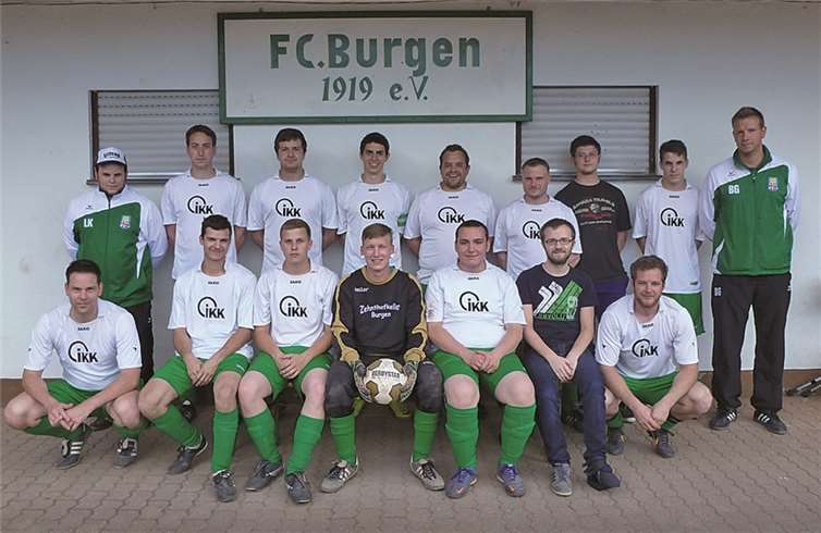 Die zweite Mannschaft des FC Burgen. privat