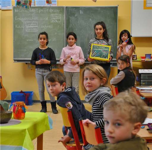 DieAktion wurdein den Klassenvorgestellt.