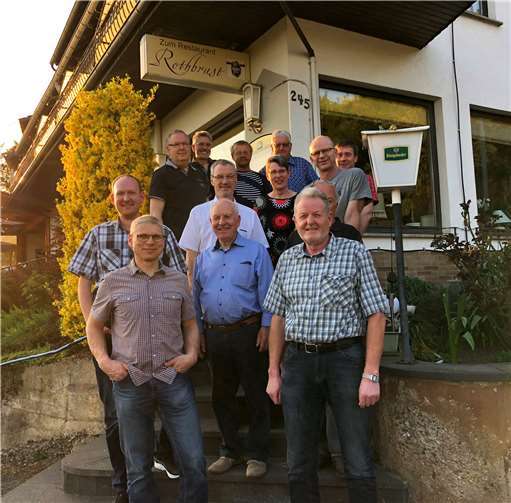 DieWegerpatentrafen sich in Burgbrohlzum Erfahrungsaustausch und zu weiterenPlanungen.Foto: Pri´vat