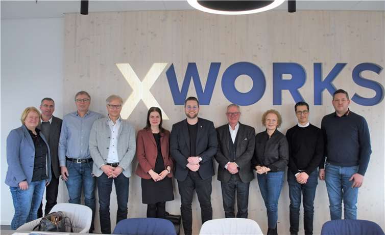 Diedenhofen mit hochrangigen Vertreterinnen und Vertretern der Deutschen Holz- und Heizungsindustrie  Foto: Leart Krasniqi