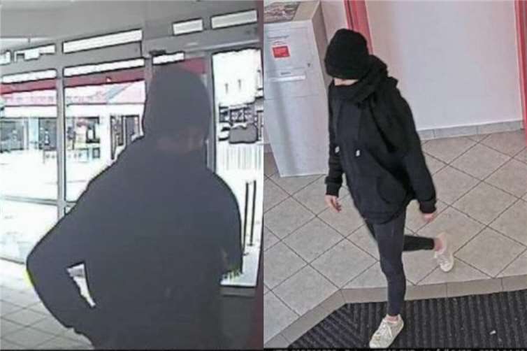 Diese Frau soll Geld mit einer gestohlenen Bankkarte abgehoben haben.  Fotos: Polizei
