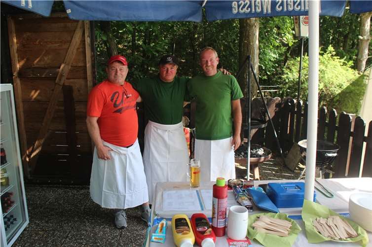 Diese Mannschaft sorgte für das leibliche Wohl der Gäste.