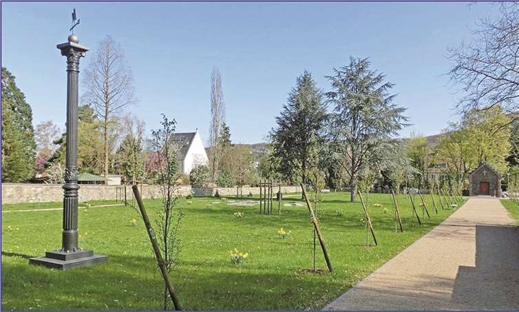 Diese Parkidylle bietet Entspannung für jedermann.privat