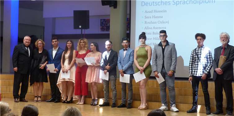 Diese SchülerInnen erhielten ein Deutsches Sprachdiplom.