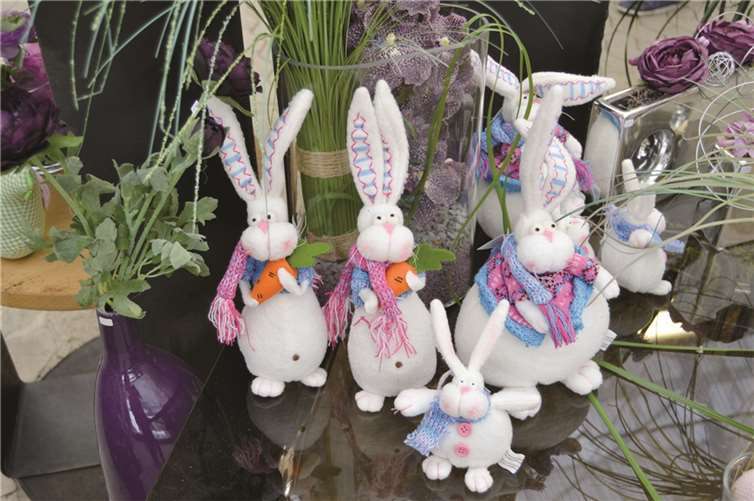 Diese frechen Osterhasen waren der Renner.