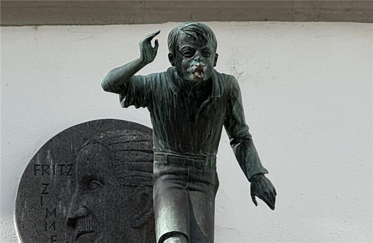 Dieser Lausbub hat nur Blödsinn im Kopf. Foto: AP 