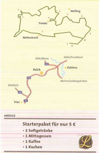 Dieser Route folgt die Gruppe bei der Erlebniswanderung. privat