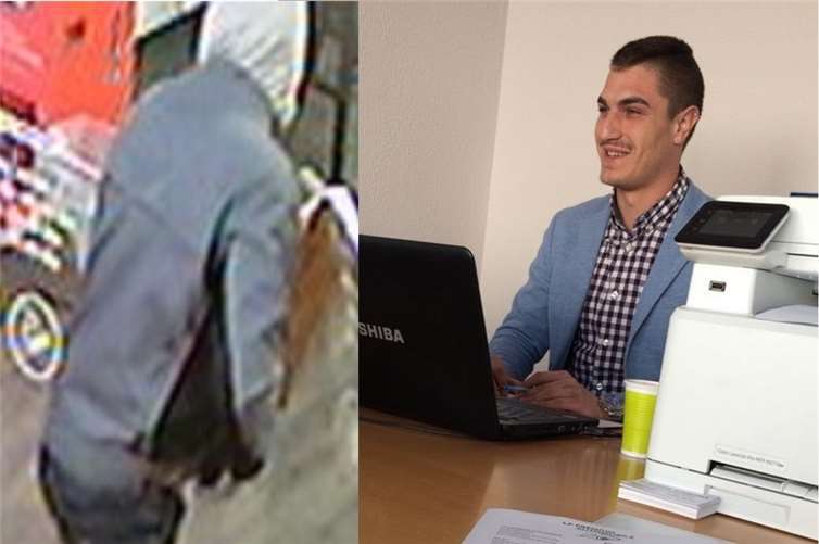 Dieser Täter (li.) verübte einen bewaffneten Raubüberfall auf ein Wettbüro in Neuwied. Betrüger hatten einen Gebrauchtwagenhandel betrieben. Einer der Täter (re.) wurde durch einen Geschädigten fotografiert. Fotos: Polizei