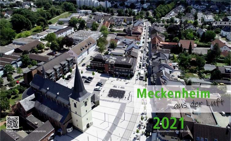 Dieser neue Wandkalender für das Jahr 2021 im DIN A4 Format quer mit hochwertigem Vierfarb-Bilderdruck zeigt Meckenheim in ganz neuen Perspektiven aus der Luft.