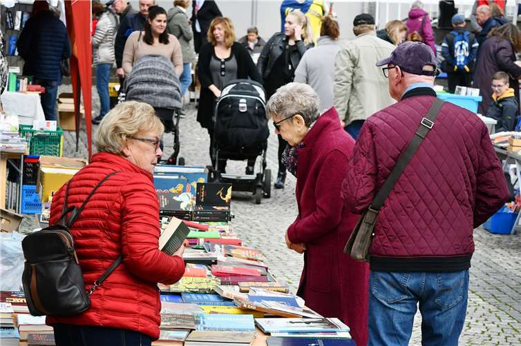 Dieses Jahr waren vor allem hochwertige Kinderbücher stark vertreten.