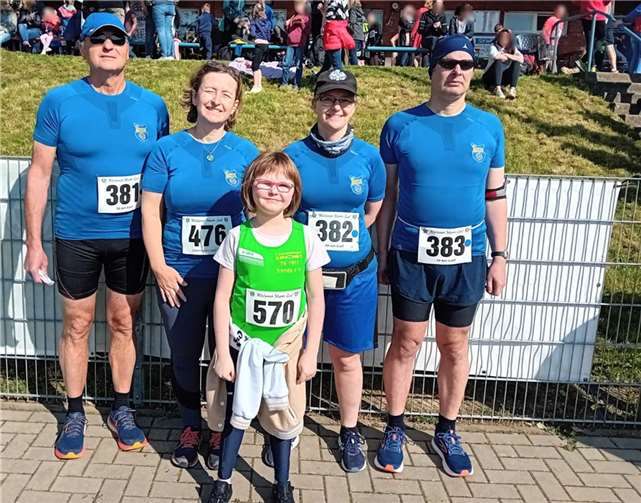 Dieses Jahr wieder in Sinzig-Westum am Start: Kerstin, Roland, Siggi, Heide und Marie.  Fotos: TV 1911 Trimbs