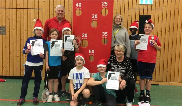 Diesmal durften die Nachwuchsspieler etwas mit nach Hause nehmen.Privat