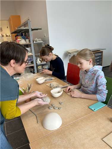 Diesmal ging es um das Thema „Ostern“ und die Ergebnisse sind wie immer toll geworden. Fotos: Elena Reißlandt