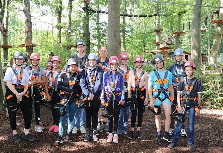 Diesmal mit mehr Abstand geht es auch wieder in den Waldkletterpark Bad Neuenahr. Foto: privat