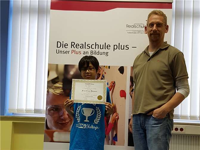 Dieteilnehmenden Mendiger Schüler konnten beim Big challenge-Wettbewerb 201 8 gute Ergebnisse erzielen. Foto: privat