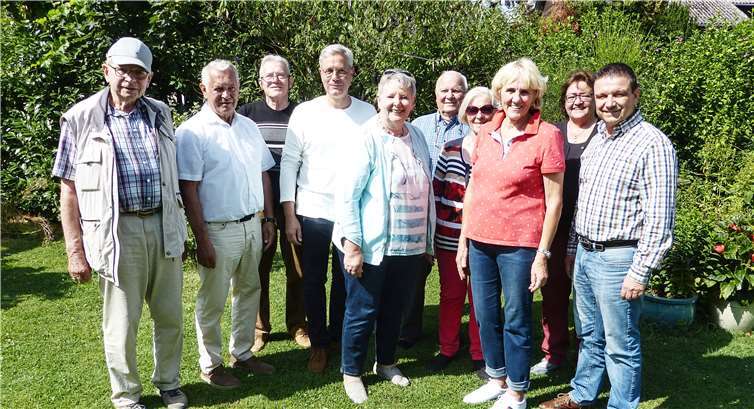 Dieter Haug, Wolfgang Heller, Wilfried Mühlhausen, Dr. Norbert Röttgen, MdB, Brigitte Haselwanter, Klaus Tzschiesche, Waltraud Piontek, Jutta Brune, Karin Palmert, Manfred Lütz (v. l.). Foto: privat