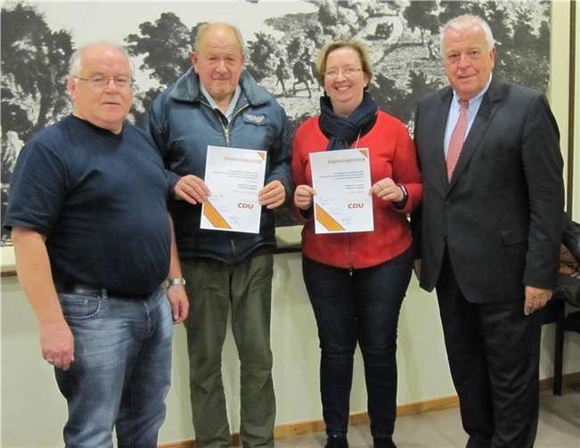 Dieter Korte, Hermann-Josef Fink, Sylvia Schäfer und Guido Ernst (v. l. n. r.).privat