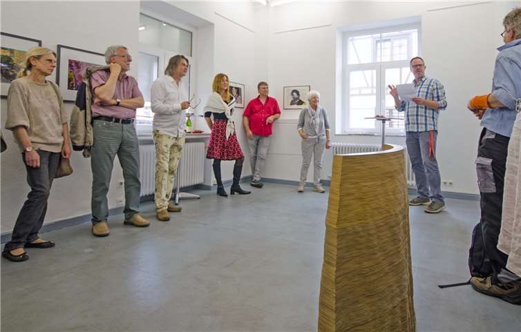 Dieter Wessinger bei der Einführung zu "Unsinn Zufall".