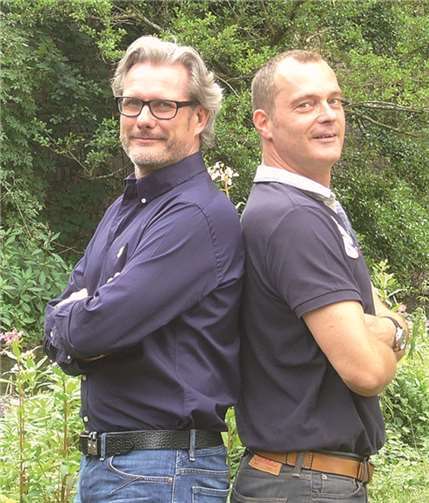 Dieter Zimny (links), Chefredakteur und Philippe Mathar, Herausgeber der AhrLust. privat