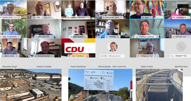 Digital statt analog. Auch die 73. „CDU im Dialog“-Veranstaltung erfreute sich eines großen Interesses und fand digital statt.Quelle: CDU Kreisverband Rhein-Lahn