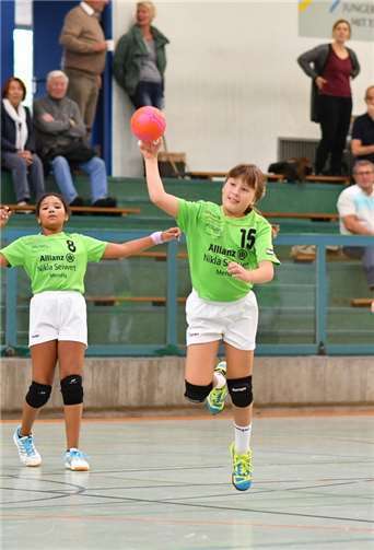 Dilara beim Wurf.  Privat