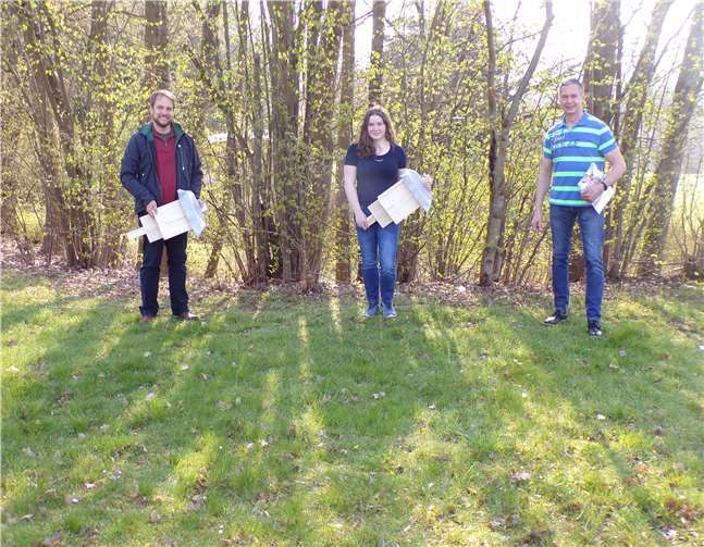 Dipl. Biol. Philipp Schiefenhöven (v.li.n.re.), Hilde Umlauf und Peter Bill.Foto: Pressestelle der Kreisverwaltung