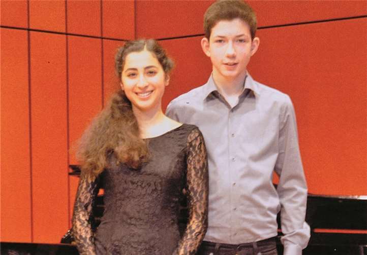 Diren Duran (16) und Nathanael Horn (14) waren bei den Landesmeisterschaften in Mainz dabei. privat