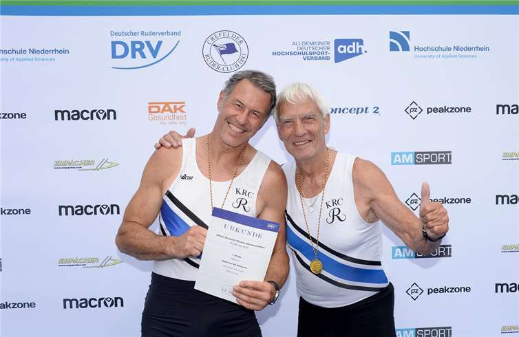 Dirk Zimmer (li.) und Klaus Opitz.  Foto: Koblenzer Ruderclub Rhenania