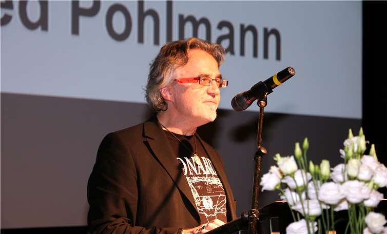 Dirko Juchem hielt die Laudatio auf Manfred Pohlmann.