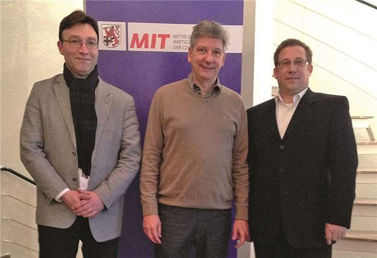 Diskutierten die Folgen der Energiewende für die Wirtschaft (von links nach rechts): Hans-Georg Knüttgen, Stefan Lütke und Alexander von Elstermann. privat