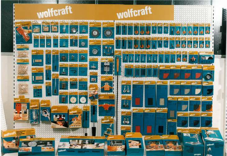 Display aus den 1980er Jahren.
