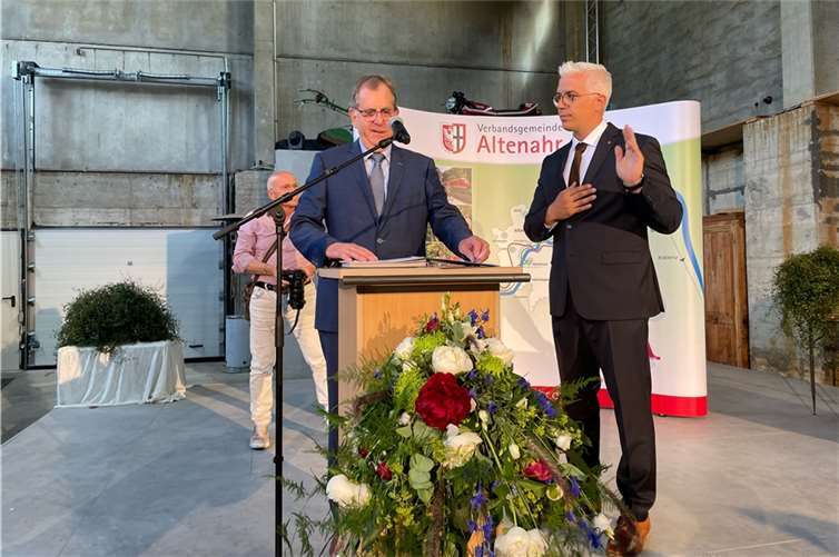 Dominik Gieler bei der Amtseinführung. Foto: ROB