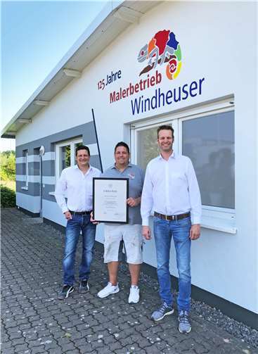 Dominik Moskopp feiert sein 25-jähriges Jubiläum Dominik Moskopp feiert sein 25-jähriges Betriebsjubiläum.Foto: privat