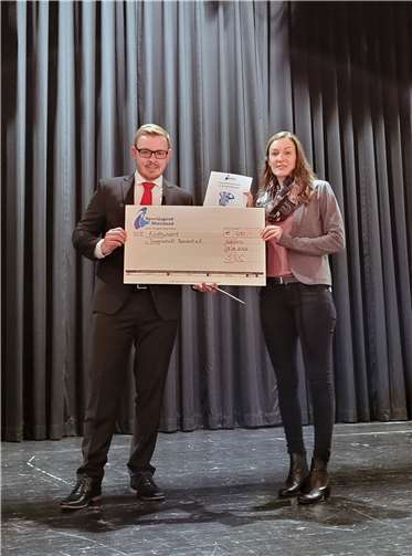 Dominik Pretz erhielt den Ehrenamtsförderpreis der Sportjugend Rheinland.