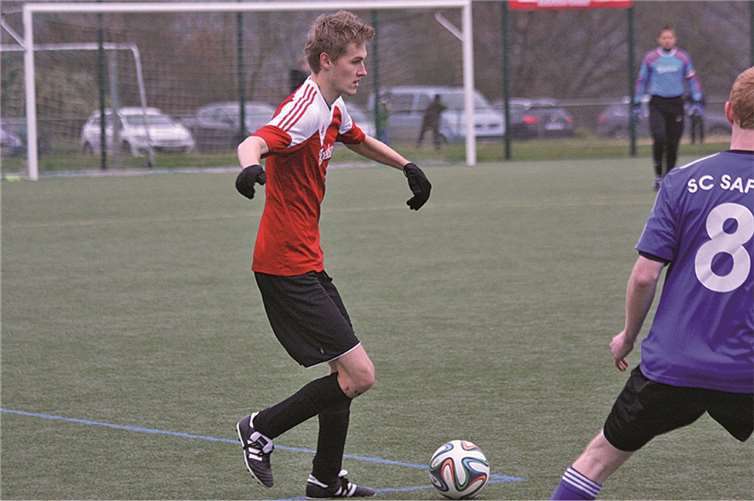 Dominik Zinkan bot eine überzeugende Leistung und erzielte den wichtigen 2:1-Führungstreffer. privat