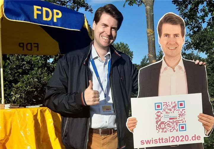 Doppelt: Michael Heider, Spitzenkandidat der FDP Swisttal. Foto: privat