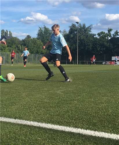 Doppeltorschütze Jonas Schäfer.Privat