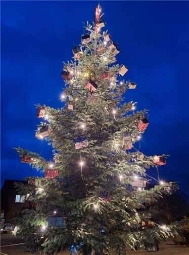 Dorfweihnachtsbaum 2025. Foto: privat