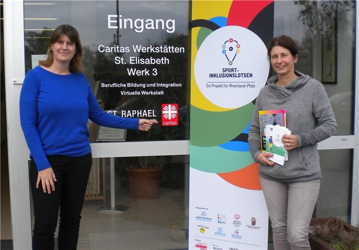 Doris Hein (r.) im Austausch mit Sport-Inklusionslotsin Katja Froeschmann. Foto: privat