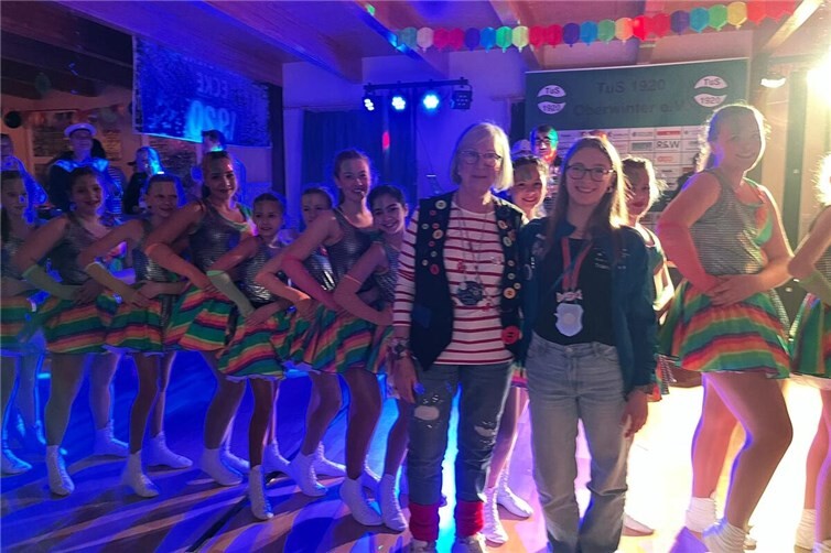 Dorothee Reeh mit dem Besuch aus Bad Bodendorf.