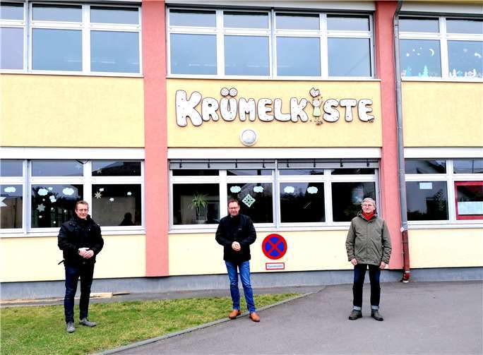 Dr. Alexander Wilhelm vor der Krümelkiste.Foto: privat