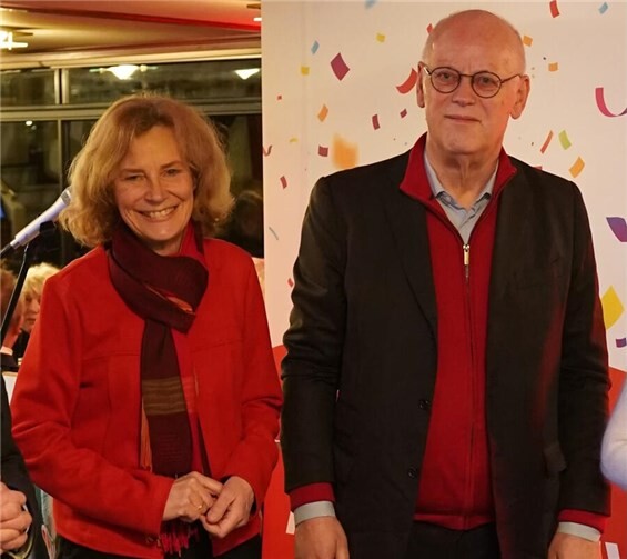 Dr. Anna Köbberling mit Rudolf Scharping.